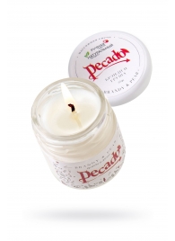 Массажная свеча Brandy   Pear - 35 мл. - Pecado - купить с доставкой в Череповце