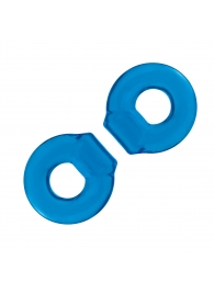 Комплект из двух колец для пениса 2-Pack Ultra-Stretch Stamina Endurance Ring - BlueLine - в Череповце купить с доставкой
