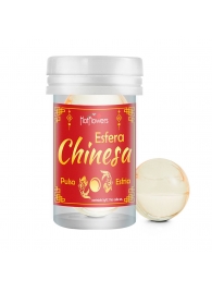 Интимный гель Chinesa Esfera с охлаждающе-пульсирующим эффектом (2 шарика по 3 гр.) - HotFlowers - купить с доставкой в Череповце