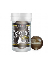 Анальный лубрикант на масляной основе Hot Ball Plus Conforto (2 шарика по 3 гр.) - HotFlowers - купить с доставкой в Череповце