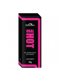 Гель для оральных ласк Oral Hot с согревающим эффектом - 15 гр. - HotFlowers - купить с доставкой в Череповце