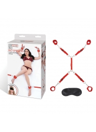 Красная фиксация на матрас Classic Bedspreader - Lux Fetish - купить с доставкой в Череповце