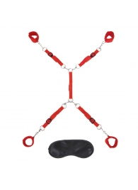 Красная фиксация на матрас Classic Bedspreader - Lux Fetish - купить с доставкой в Череповце