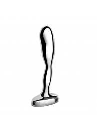 Стальной стимулятор простаты Stainless Steel Prostate Plug - 11,5 см. - b-Vibe - в Череповце купить с доставкой