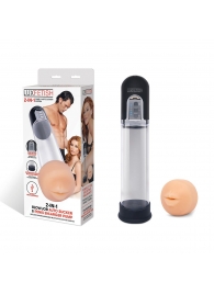 Автоматическая вакуумная помпа-мастурбатор Blowjob Auto Sucker Penis Enlarger Pump - Lux Fetish - в Череповце купить с доставкой