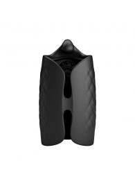 Черный мастурбатор с вибростимуляцией головки Black Glans Trainer - Baile - в Череповце купить с доставкой
