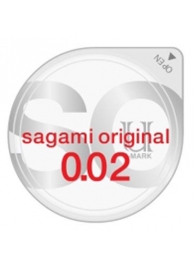 Ультратонкий презерватив Sagami Original - 1 шт. - Sagami - купить с доставкой в Череповце