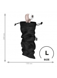 Черный мешочек для хранения игрушек Treasure Bag L - Satisfyer - купить с доставкой в Череповце