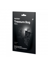 Черный мешочек для хранения игрушек Treasure Bag L - Satisfyer - купить с доставкой в Череповце