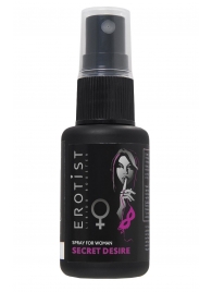 Возбуждающий спрей для женщин Erotist Secret Desire - 30 мл. - Erotist Libido Booster - купить с доставкой в Череповце