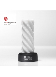 Белый 3D мастурбатор SPIRAL - Tenga - в Череповце купить с доставкой