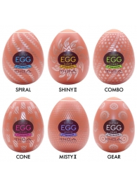 Набор из 6 мастурбаторов-яиц Tenga Egg Variety Pack V - Tenga - в Череповце купить с доставкой