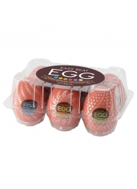 Набор из 6 мастурбаторов-яиц Tenga Egg Variety Pack V - Tenga - в Череповце купить с доставкой