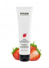 Лубрикант на водной основе Nuei Inlube с алоэ вера и ароматом клубники - 100 мл. - Nuei cosmetics - купить с доставкой в Череповце