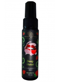 Спрей для горла Deep Throat с десенсибилизирующим эффектом и вкусом клубники - 50 мл. - БиоМед - купить с доставкой в Череповце