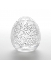 Мастурбатор-яйцо Keith Haring EGG PARTY - Tenga - в Череповце купить с доставкой
