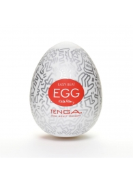 Мастурбатор-яйцо Keith Haring EGG PARTY - Tenga - в Череповце купить с доставкой