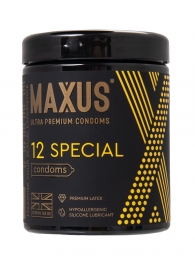 Презервативы с точками и рёбрами MAXUS Special - 12 шт. - Maxus - купить с доставкой в Череповце