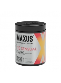 Анатомические презервативы MAXUS Sensual - 15 шт. - Maxus - купить с доставкой в Череповце