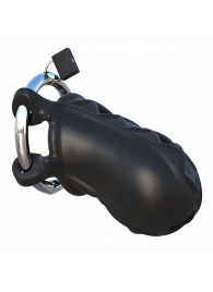 Черный замок верности Extreme Silicone Cock Blocker - Pipedream - купить с доставкой в Череповце