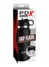 Черный мастурбатор в виде бутылки Fap Flask - Pipedream - в Череповце купить с доставкой