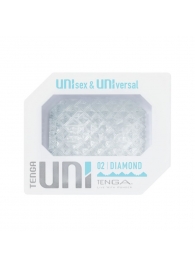 Прозрачный мастурбатор-стимулятор Tenga Uni Diamond - Tenga - в Череповце купить с доставкой