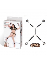 Леопардовая фиксация на матрас для рук и ног Classic Bedspreader - Lux Fetish - купить с доставкой в Череповце