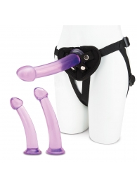 Тренировочный набор с тремя насадками Pegging Training Set - Lux Fetish - купить с доставкой в Череповце