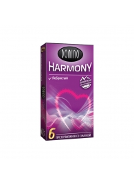 Презервативы с рёбрышками Domino Harmony - 6 шт. - Domino - купить с доставкой в Череповце