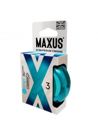 Презервативы Maxus G spot с двойной спиралью - 3 шт. - Maxus - купить с доставкой в Череповце