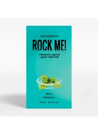 Жидкий вибратор Nuei Rock Me! с ароматом мяты - 20 мл. - Nuei cosmetics - купить с доставкой в Череповце