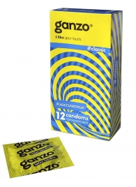 Классические презервативы с обильной смазкой Ganzo Classic - 12 шт. - Ganzo - купить с доставкой в Череповце