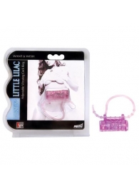 Эрекционное кольцо с вибратором LITTLE LILAC - Dream Toys - в Череповце купить с доставкой