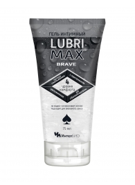 Водно-силиконовый интимный гель-смазка Lubrimax Brave - 75 мл. - ИнтелБИО - купить с доставкой в Череповце