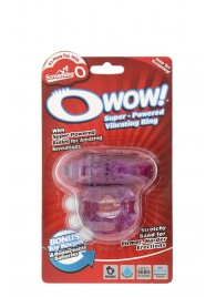 Фиолетовое эрекционное виброкольцо OWOW PURPLE - Screaming O - в Череповце купить с доставкой