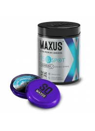 Гладкие презервативы Maxus G spot с двойной спиралью - 15 шт. - Maxus - купить с доставкой в Череповце