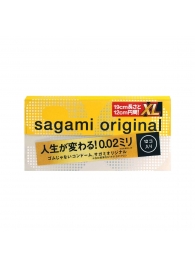 Презервативы увеличенного размера Sagami Original 0.02 XL-size - 12 шт. - Sagami - купить с доставкой в Череповце