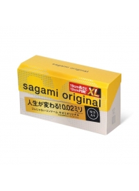 Презервативы увеличенного размера Sagami Original 0.02 XL-size - 12 шт. - Sagami - купить с доставкой в Череповце