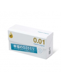 Увлажнённые презервативы Sagami Original 0.01 Extra Lub - 12 шт. - Sagami - купить с доставкой в Череповце