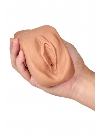Маструбатор-вагина с вибрацией Soft   Wet Renata Realistic Tan Masturbator - Blush Novelties - в Череповце купить с доставкой