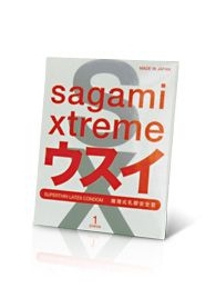 Ультратонкий презерватив Sagami Xtreme SUPERTHIN - 1 шт. - Sagami - купить с доставкой в Череповце