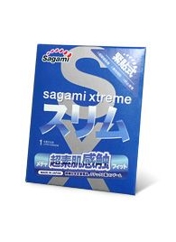 Презерватив Sagami Xtreme FEEL FIT 3D - 1 шт. - Sagami - купить с доставкой в Череповце
