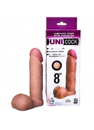Фаллическая насадка для страпона UNICOCK 8  - 20 см. - LOVETOY (А-Полимер) - купить с доставкой в Череповце