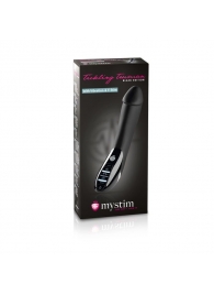 Вибратор с электростимуляцией Tickling Truman Black Edition - 27 см. - MyStim - купить с доставкой в Череповце