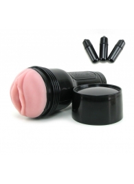 Мастурбатор-вагина Fleshlight - Vibro Pink Lady Touch с вибрацией - Fleshlight - в Череповце купить с доставкой