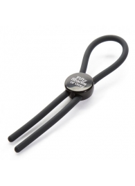Тёмно-серое эрекционное кольцо с зажимом Again and Again Adjustable Cock Ring - Fifty Shades of Grey - в Череповце купить с доставкой