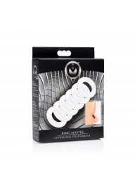 Комплект из 6 прозрачных эрекционных колец Ring Master Custom Ball Stretcher Kit - XR Brands - в Череповце купить с доставкой