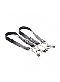 Ремни с зажимами для половых губ Spread Labia Spreader Straps with Clamps - XR Brands - купить с доставкой в Череповце