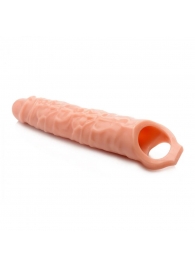 Телесная насадка-удлинитель 3 Inch Extender Sleeve - 27,3 см. - XR Brands - в Череповце купить с доставкой