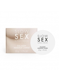 Массажная свеча для всего тела Slow Sex - 50 гр. - Bijoux Indiscrets - купить с доставкой в Череповце
